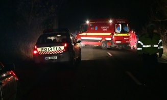 Cluj: Un bărbat fără permis și cu o alcoolemie record a "zburat" cu mașina în gardul unei case